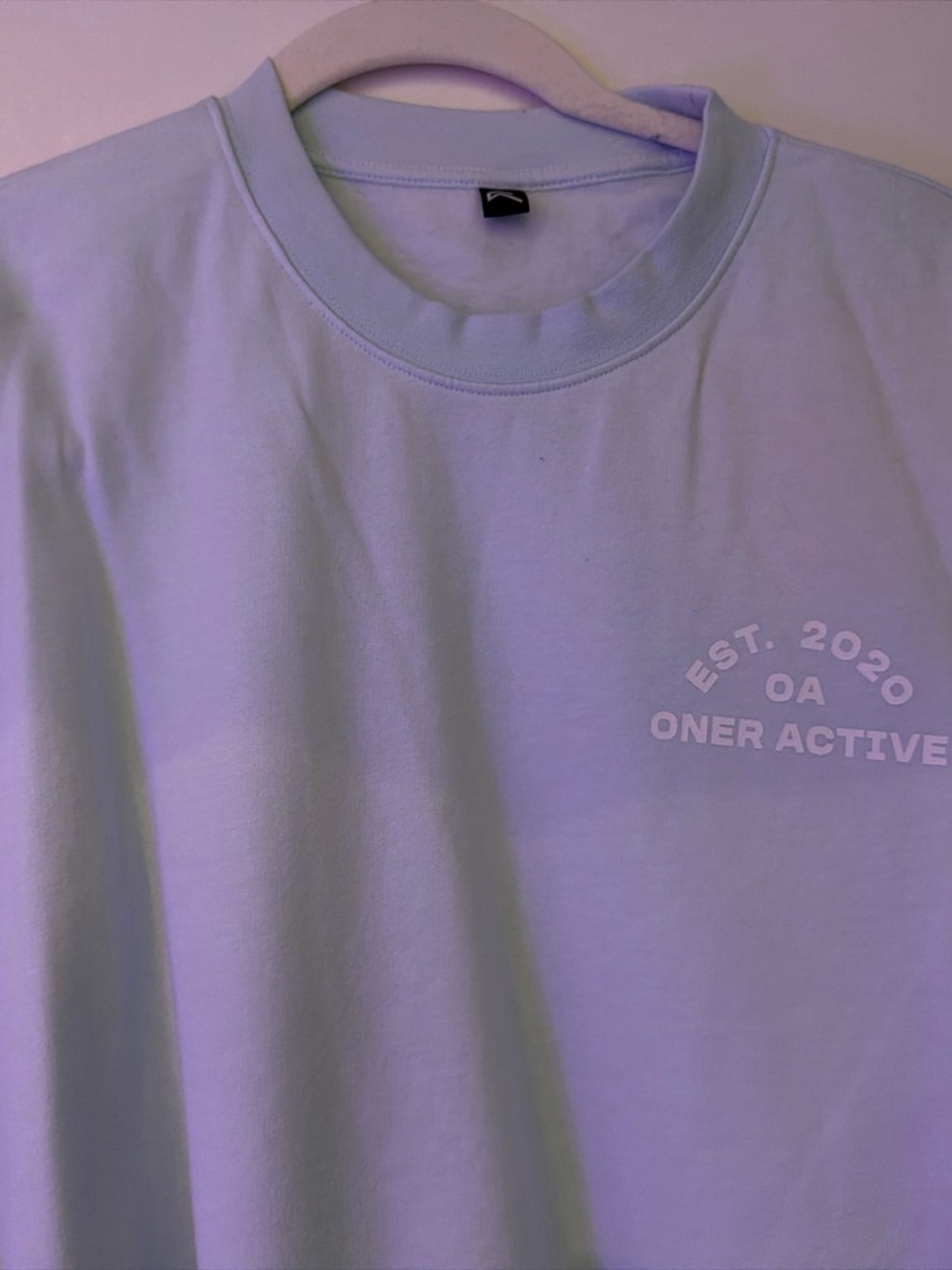 Oner Active - Cloud Blue Crewneck Sweater Sz Medium